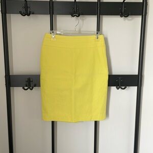The Limited Sunny Yellow Pencil Skirt